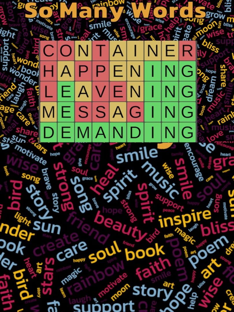 So Many Words