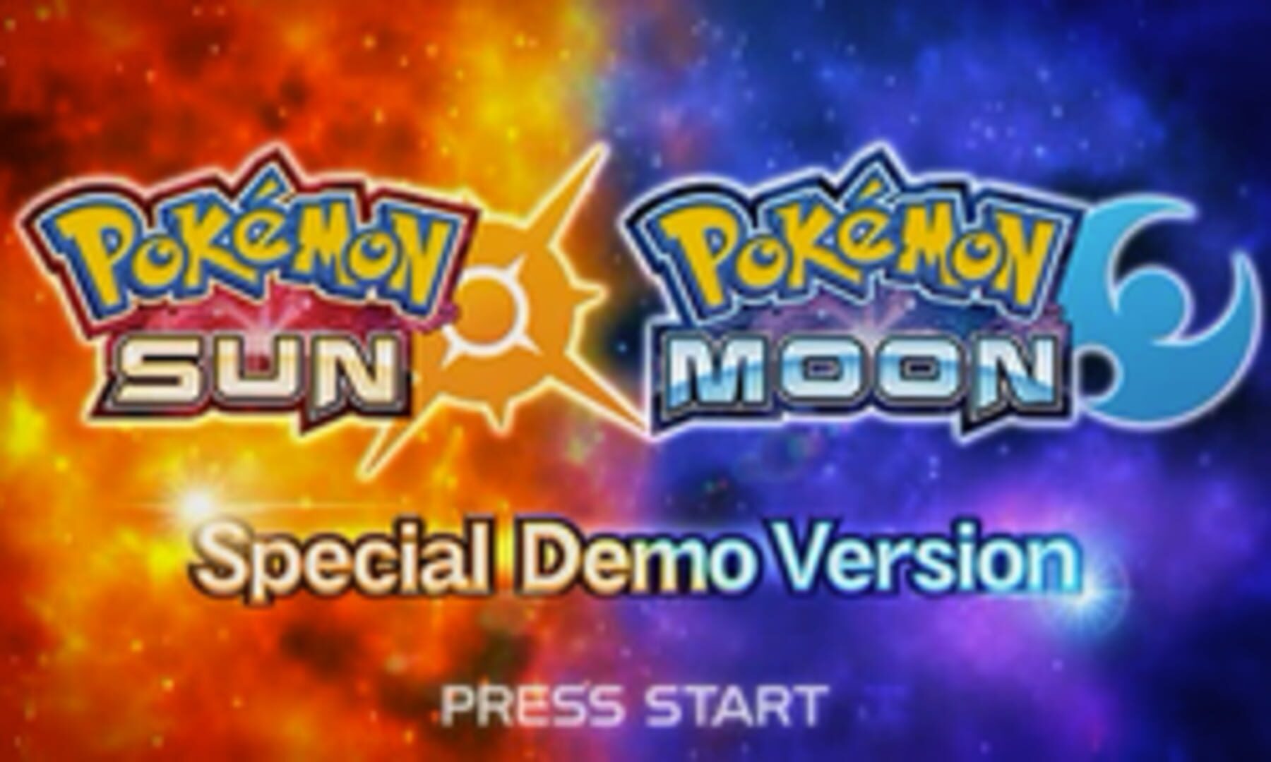 Pokémon Soleil et Pokémon Lune : Version démo spéciale